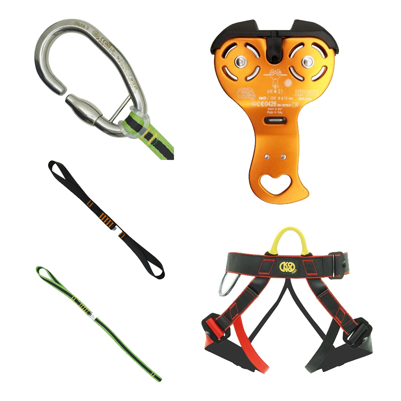 意大利KONG ZAZA CS 叢林探險(xiǎn)飛拉達(dá)游客安全裝備套裝