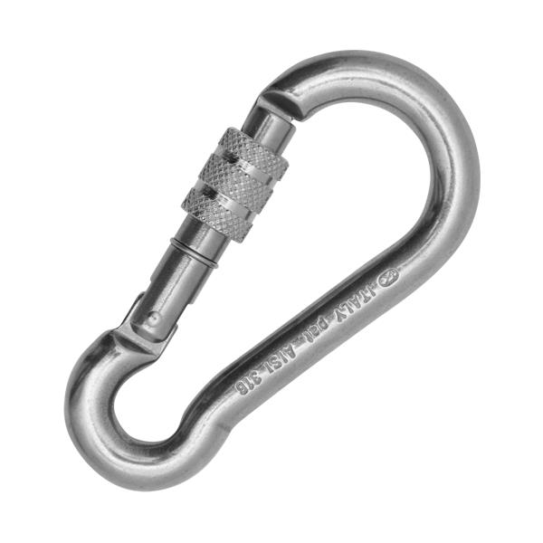 意大利KONG  556  絲扣鋼鎖  STAINLESS STEEL CARABINERS