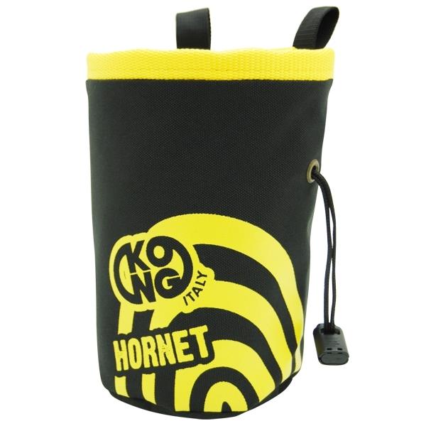 意大利KONG  848000  運(yùn)動(dòng)高空   鎂粉袋  CHALK BAG NYLON BLACK/YELLOW