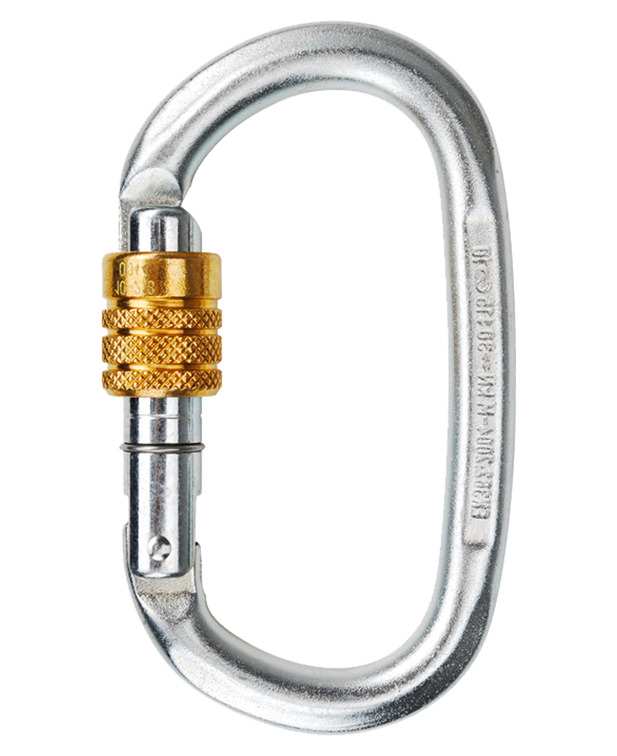 德國  愛德瑞德 Edelrid  Steel Oval Screw 	88248	高空作業(yè)  “O”型多用途絲扣鋼鎖