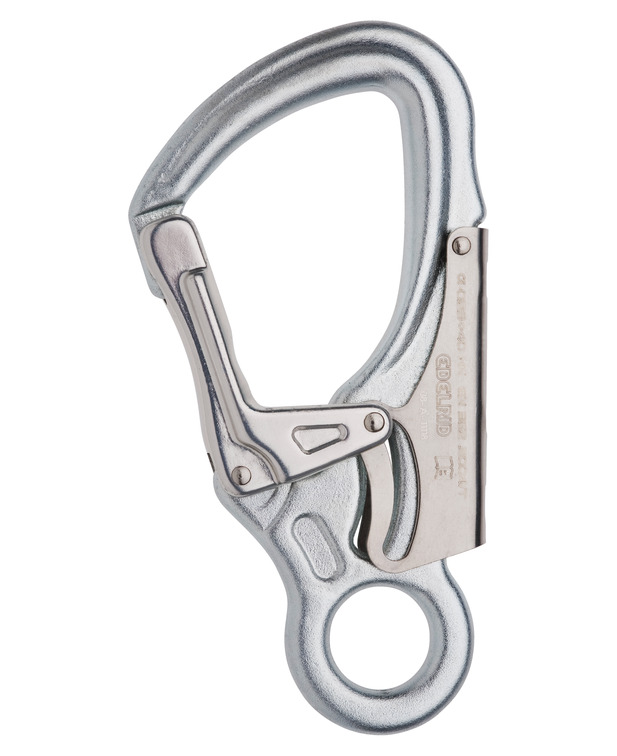 德國(guó)  愛(ài)德瑞德 Edelrid  DSG 4000 Steel 	88299	高空作業(yè)  掌壓式鋼制主鎖