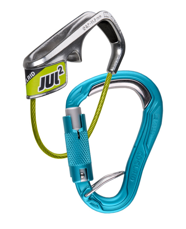 德國  愛德瑞德 Edelrid  Jul 2 Belay Kit Bulletproof Triple	73732	登山攀巖  JUL 2 單繩不銹鋼保護(hù)器-套裝1