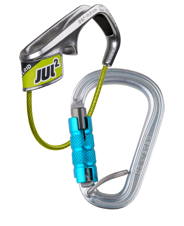 德國  愛德瑞德 Edelrid  Jul 2 Belay Kit Steel Triple	73733	登山攀巖  JUL 2 單繩不銹鋼保護(hù)器-套裝2