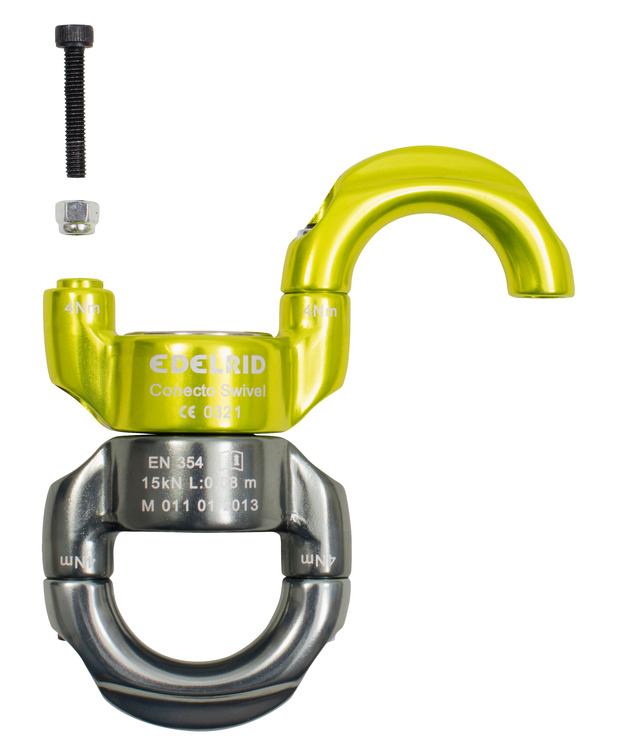 德國(guó)  愛(ài)德瑞德 Edelrid  Conecto Swivel 	71766 高空作業(yè)   萬(wàn)向結(jié)