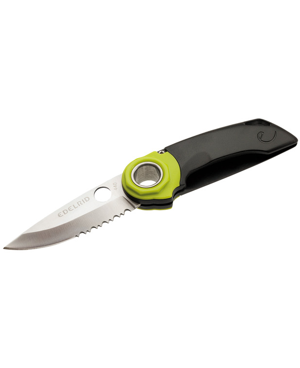 德國  愛德瑞德 Edelrid  Ropetooth Single Hand Knife	73470登山攀巖 不銹鋼刀