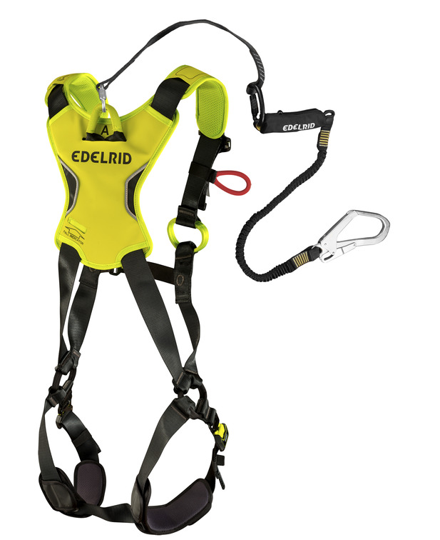 德國  愛德瑞德 Edelrid  Flex Lite Scaffolding Set 	88735高空作業(yè) 工業(yè)三掛點防墜落全身安全帶配防墜落挽索