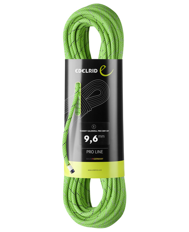 德國  愛德瑞德  Edelrid Tommy Caldwell Pro Dry DT 9,6 mm	71271 防水專業(yè)款動(dòng)力繩