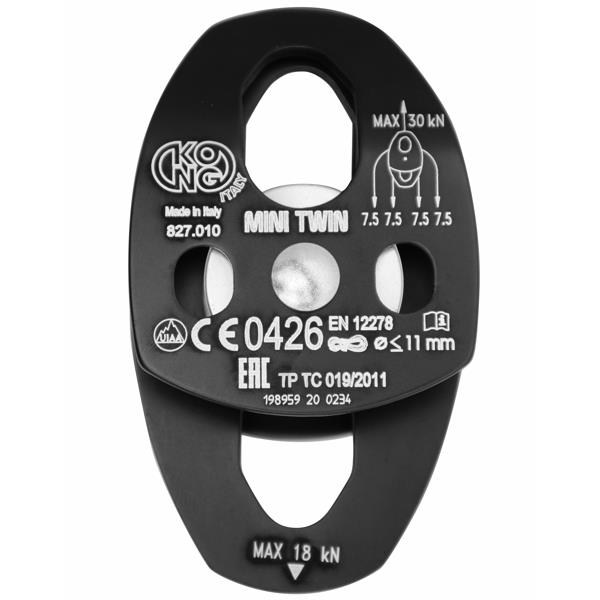 意大利KONG  8270  鋁合金滑輪  MINI TWIN