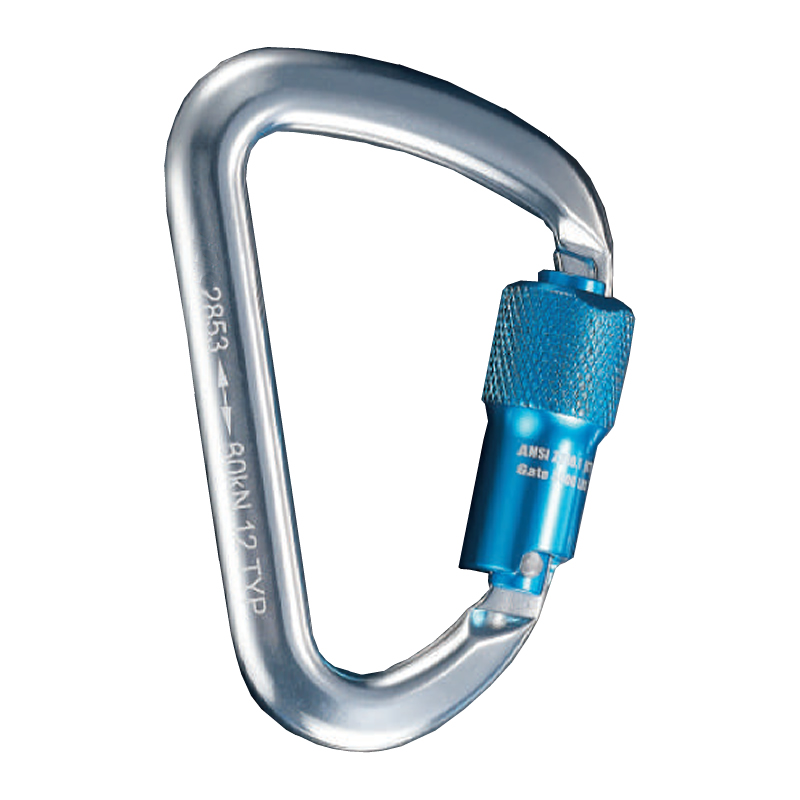 Culpeo D shape 2853G 40KN 登山攀巖D型兩段自動扣主鎖  高空作業(yè) 繩索救援 安全鉤
