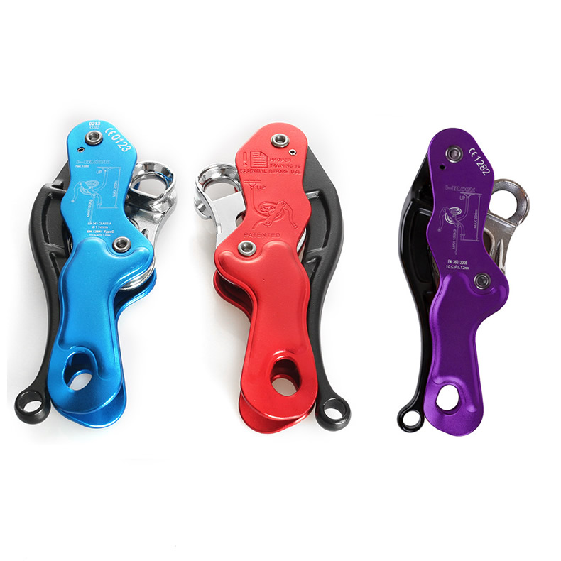 Culpeo Stop D08 25KN 登山攀巖 防慌亂手控下降器 高空作業(yè) 繩索救援 自鎖式單繩下降保護器