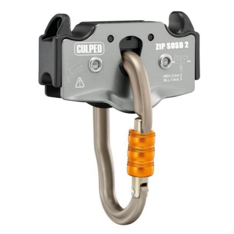 CULPEO P22 戶外橫渡繩索救援雙滑輪冒險(xiǎn)公園溜索滑輪