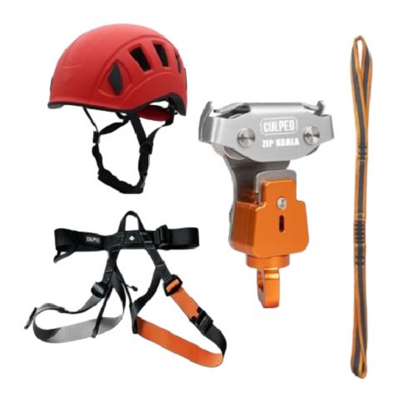 CULPEO ZSK07/08 冒險(xiǎn)公園滑輪連續(xù)保護(hù)系統(tǒng)游客裝備套裝